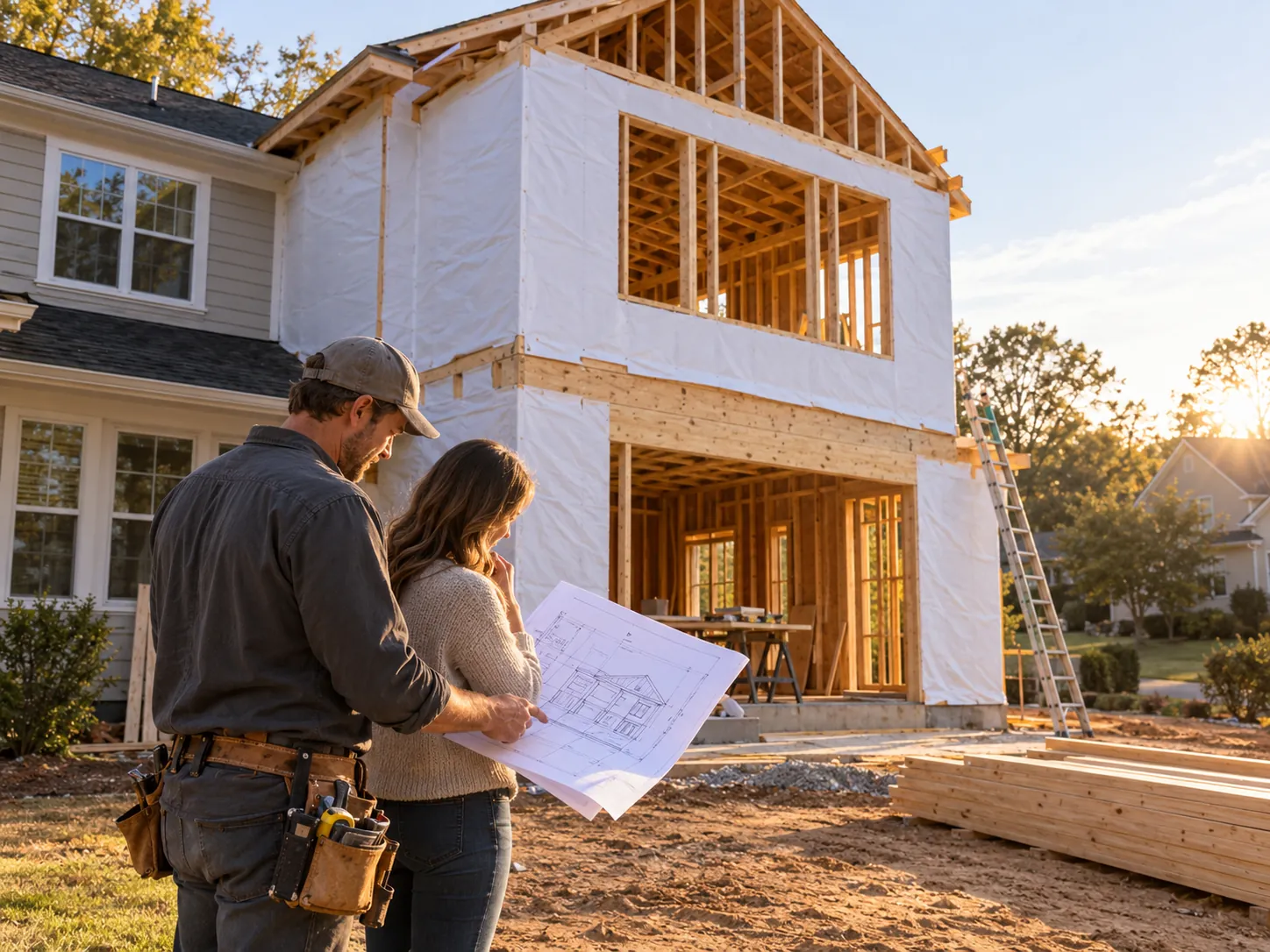 A home addition built by Keystone Builders